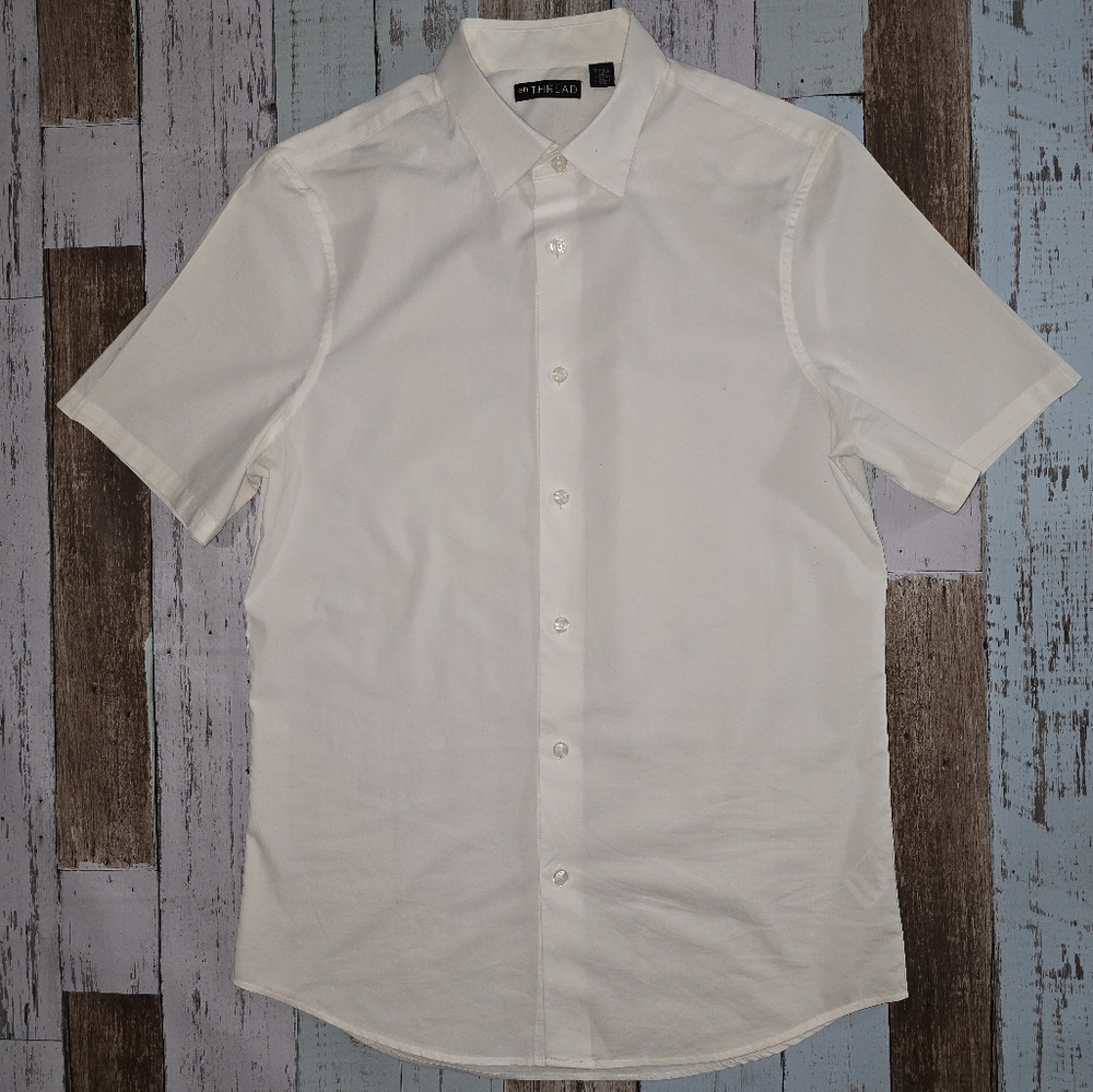 Short Sleeve Button Down Collared Shirt